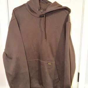 Brahma Men's Dark Brown Workwear Pullover Hoodie Size XL